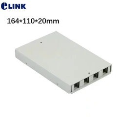 Caja de terminación FTTH con conectores SC ST LC FC Panel de fibra
