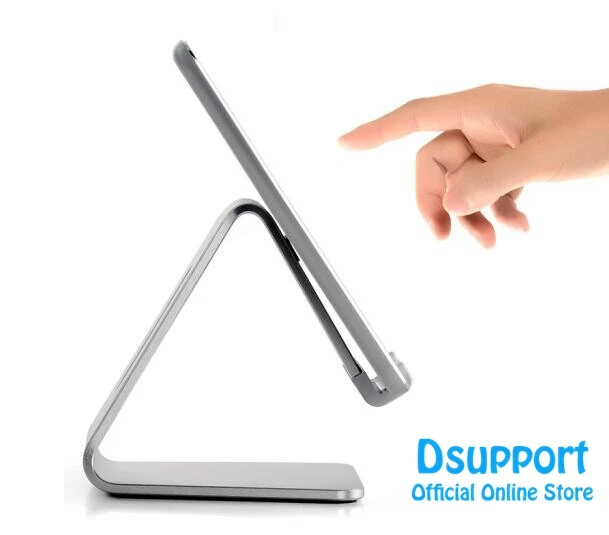 Soporte Universal Aluminio Tableta Base Color Plateado Tabletas Teléfonos Varios Tamaños AP-4S - imagen 5
