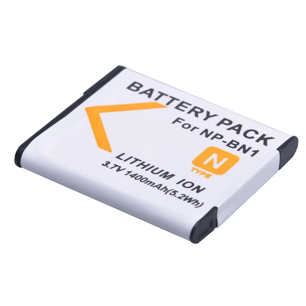 Tectra-batería para cámara Sony NP-BN1 NP BN1, 1400mAh, DSC-W390, DSC-W380, DSC-W370 - imagen 4