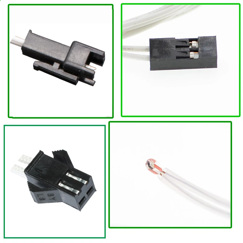 Sensor de Termistor NTC 100 de 3950 K ohm, reemplazo Simple de Línea B final con Cable Dupont, piezas de impresora 3D, Sensor de temperatura - imagen 4