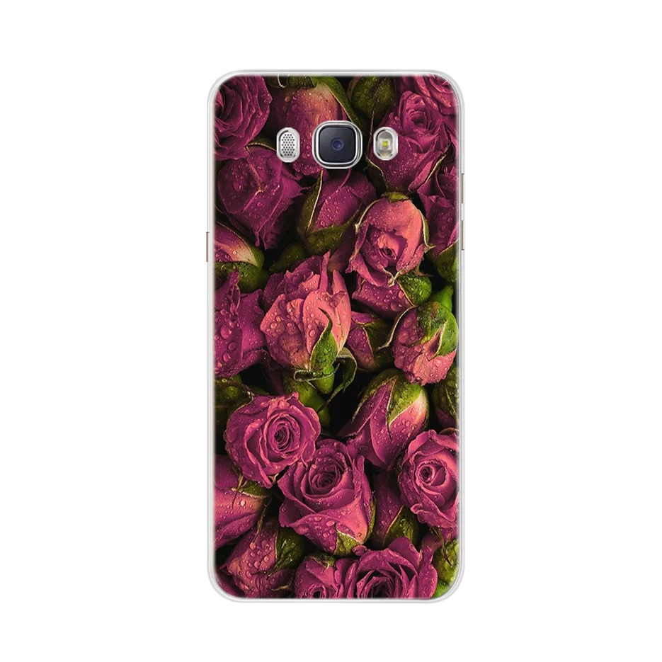 Funda de silicona con flores coloridas para Samsung Galaxy J5 2016, J510, J510F, J5, J 5, 2016 - imagen 3