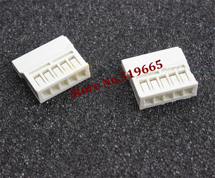 Conectores de alimentación SATA, carcasa de terminales de cableado, tipo perforador blanco, 50 piezas - imagen 2