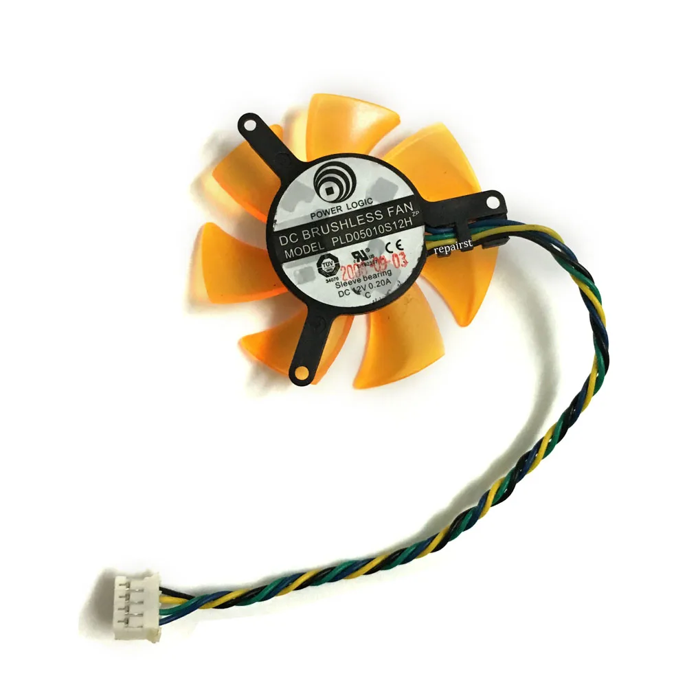 FD5010U12S PLD05010S12H 47MM 4Pin DC 12V 0.22A VGA ventilador enfriador para Radeon ZOTAC 9400GT 9500G 8500GT 8600GTV tarjeta de refrigeración - imagen 2