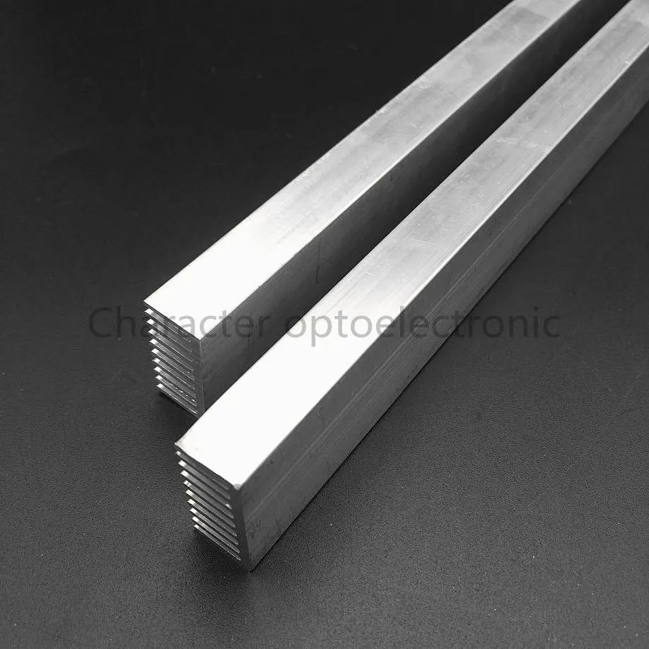 1-10 unids/lote disipador de calor de aluminio LED de alta potencia 300mm * 25mm * 12mm para diodos emisores de led de 1W, 3W, 5W - imagen 5