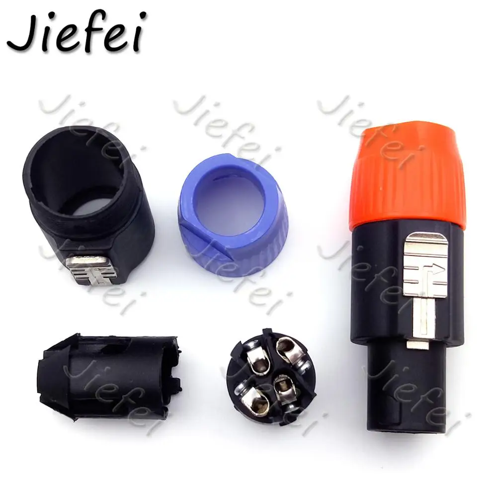 Conjunto Speakon Powercon - Detalle de conectores