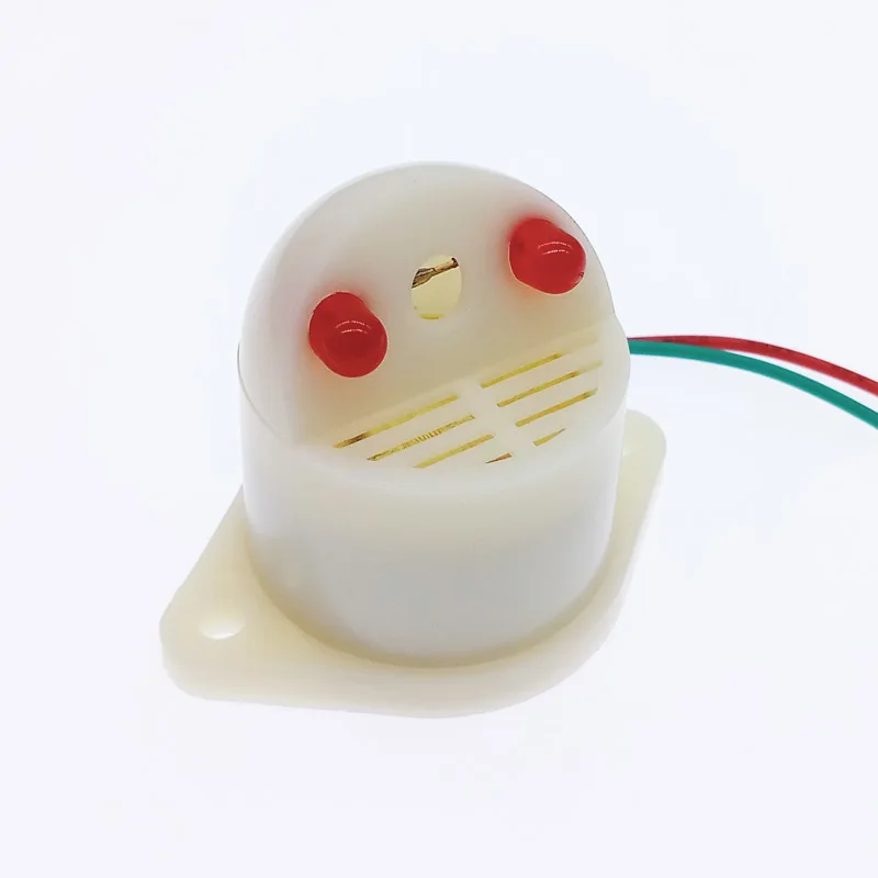 Zumbador electrónico de alto Decibelio, alarma de pitido de 6-24V, indicador de alarma acústico-óptico, ZMQ-2737 de luz - imagen 2