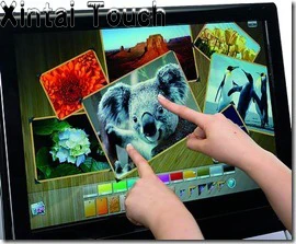 El kit de panel de pantalla multitáctil IR de 20 puntos reales de 37 pulgadas más vendido sin marco de panel táctil infrarrojo de vidrio/37"