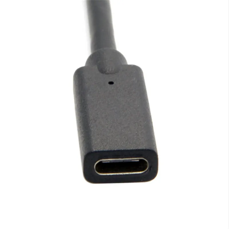 Cable de datos de extensión macho a hembra USB 3,1 tipo C USB-C de 90 grados en ángulo recto de 20cm para Macbook y tableta - imagen 4