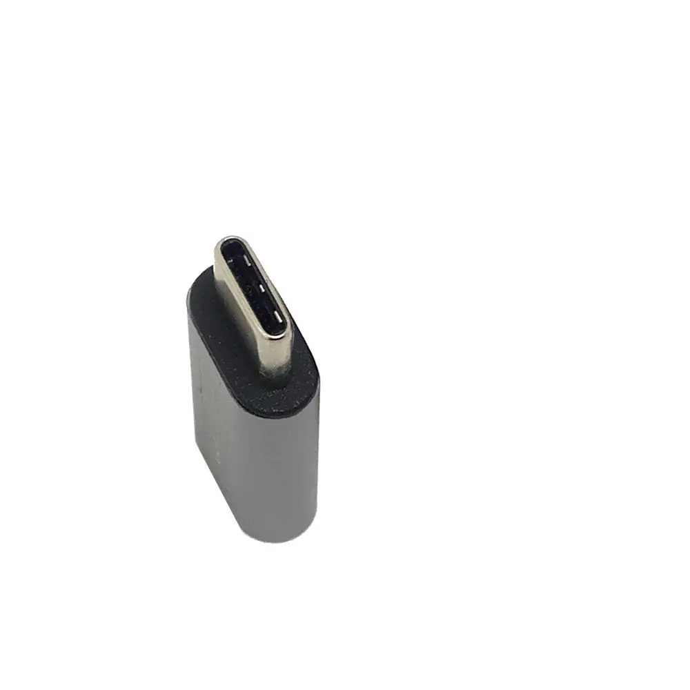 Nuevo tipo plateado y gris 10Gbps Metal estándar USB-C USB 3,1 tipo C macho a hembra adaptador conector convertidor USB3.1 tipo-c - imagen 5
