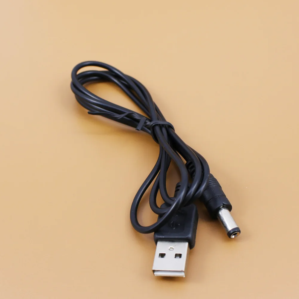 YuXi-enchufe de cargador de corriente USB 2,0 a 5,5x2,1mm, Conector de Cable de 5 voltios CC para adaptador de ordenador portátil, 5,5mm/2,1mm - imagen 2