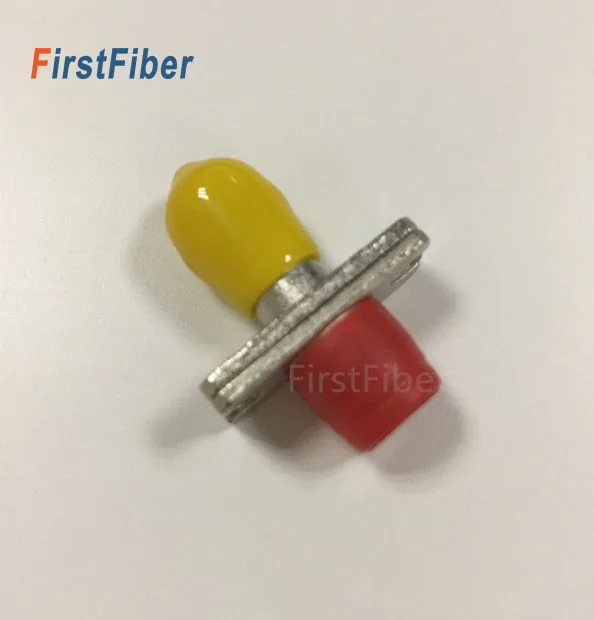 FirstFiber hembra FC a hembra ST Simplex adaptador de fibra óptica, Conector de fibra