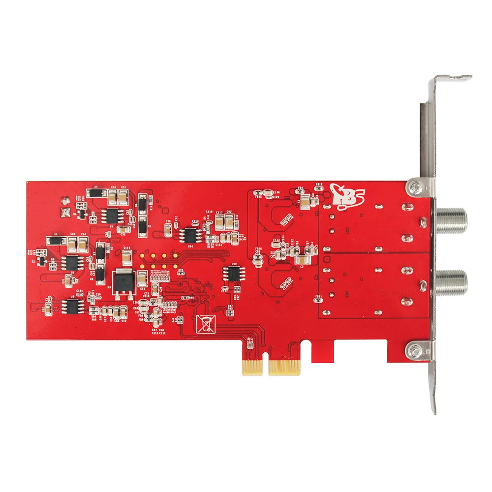 TBS6902 DVB-S/S2 sintonizador de TV Dual tarjeta PCIe reloj y grabar canales de TV FTA satelital Digital en PC Windows Linux OS soporte - imagen 4