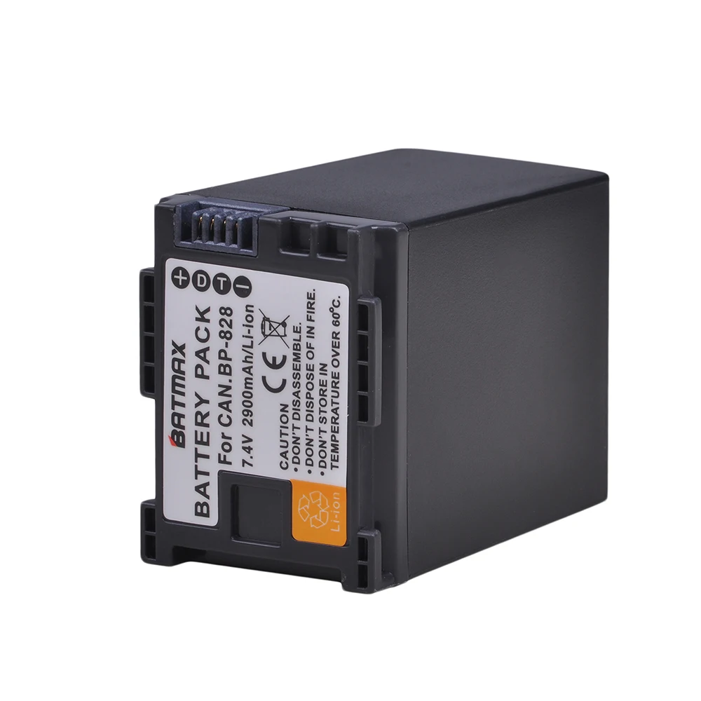 Batmax 1 batería BP-828 BP828 + cargador USB LCD para Canon VIXIA HF G30,G40,XA20,XA40,XA45,XA50,GX10,HFG20,HFG21,HFG30,XF400 - imagen 3