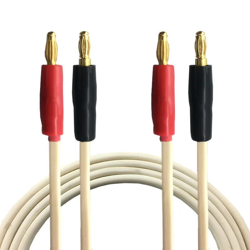 Cable de altavoz Banana de alta calidad, amplificador Multimedia de cine en casa, Cable de Audio DVD chapado en oro OFC 2,0-2,0 2,0-2Y 2,0-2B 1m 2m
