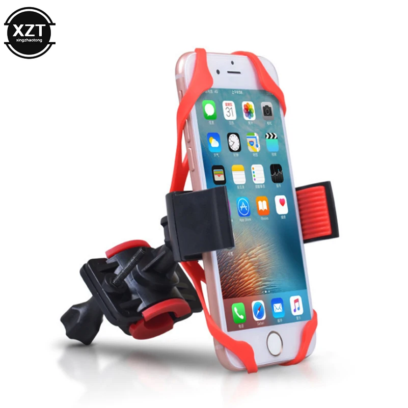 Soporte para manillar de bicicleta, extensor de Clip para teléfono con banda de soporte de silicona para Iphone x Samsung XIAOMI GPS - imagen 3