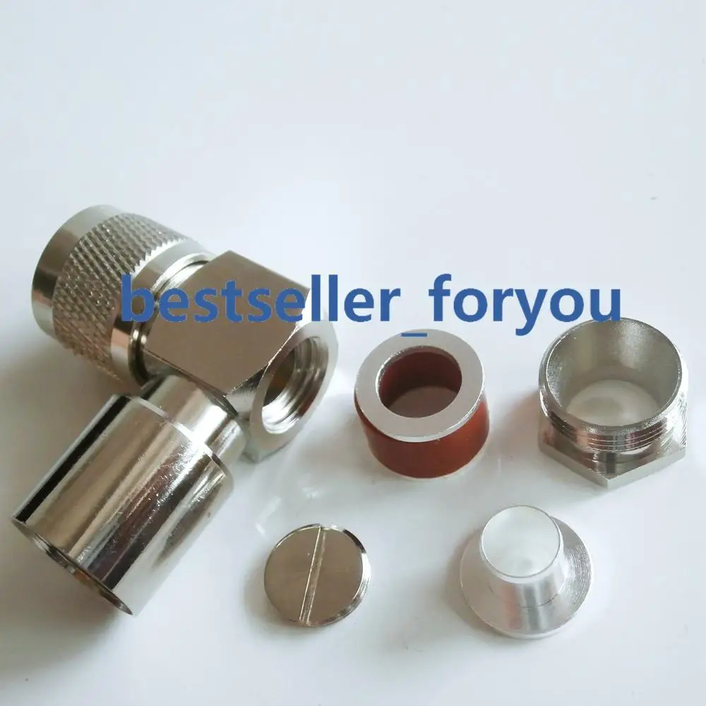 Abrazadera de ángulo recto de enchufe macho UHF PL259 para conector RG8 LMR400 RG213 RG214, 1 unidad - imagen 5