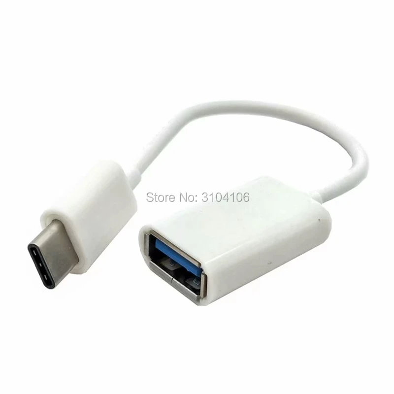 Tipo C a USB 2.0 OTG Adaptador USB2.0 Tipo-C Cable de datos Conector USB C Cable formobile teléfono