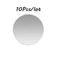 10pcs Silver Round