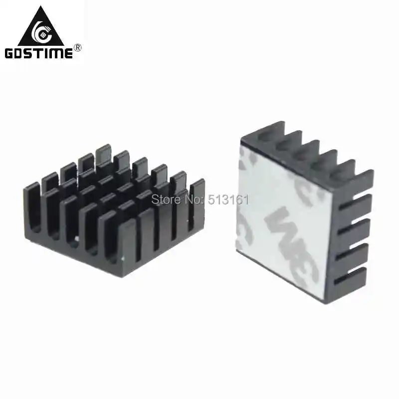 22x22x10mm heatsink black(4)