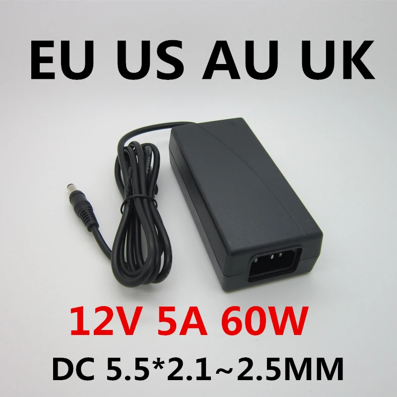 Fuente Alimentación Conmutada 12v 5000ma Láara LED 12v IMAX B6 Cargador Batería Litio Fuente Alimentación 12v 5a Adaptador Corriente 60W - Vista principal del producto