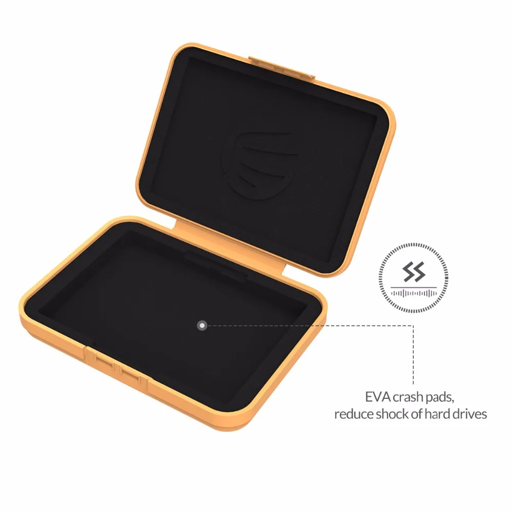 ORICO 3.5 inch Protective Box 5 Pcs Storage Case Dust-proof Moisture-proof Water Repellent Hard Drive Box - imagen 2