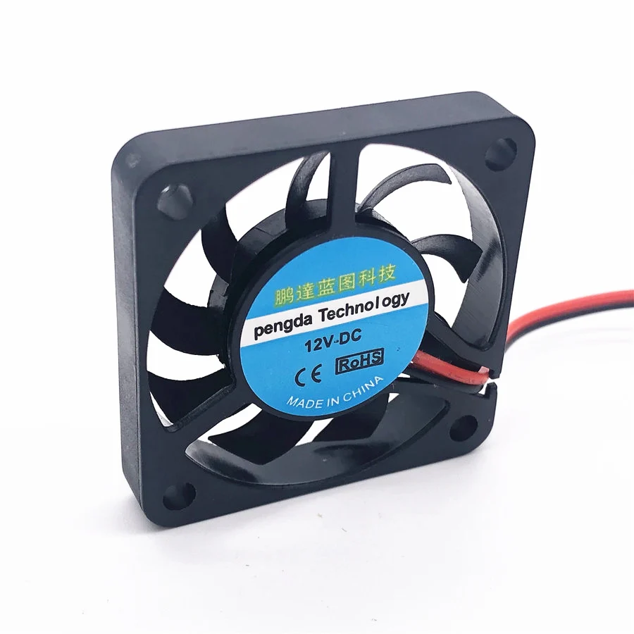 Ventilador de refrigeración para impresora 3D, dispositivo silencioso en miniatura de 2 pines, DC5v, 12V, 24V, 4007, 40MM, 4CM, 40x40x7mm, 5 uds. - imagen 4