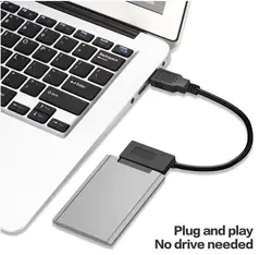Adaptador USB 3.0 a Micro SATA para SSD HDD 1.8” – 20cm