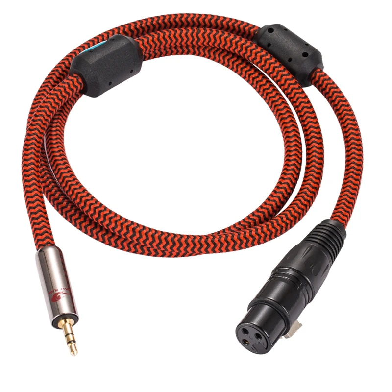 Cable de micrófono condensador Premium de 3,5mm, Mini conector a XLR hembra para micrófono, auriculares, PC, Móvil, 3 pines, Cable XLR a 3,5, 1M, 2M, 3M, 5M - imagen 2