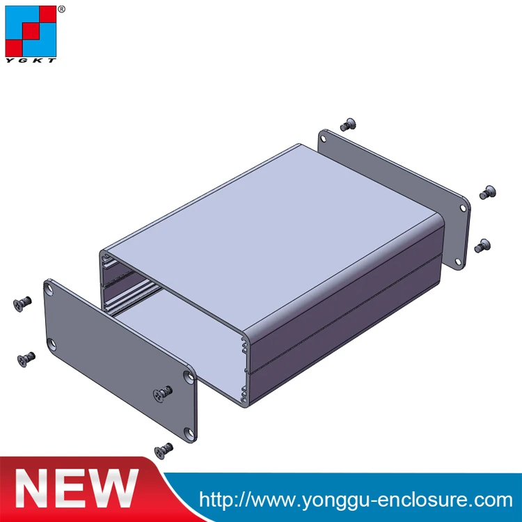 YGS-005 Caja Aluminio Anodizada para PCB Electrónica Pequeña