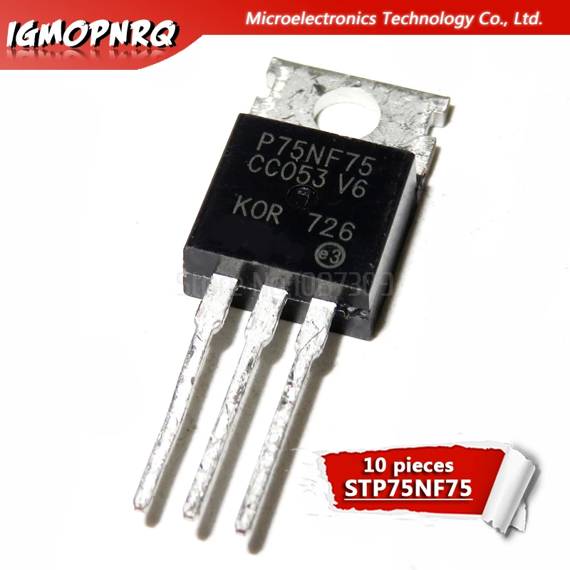 Transistor TO-220 TO220, 30N06, 55NF06, STP65NF06, STP75NF75, LM317T, IRF3205, TO220, 30N06, 50N06, 55NF06, 65NF06, 75NF75, 10 Uds. - imagen 4