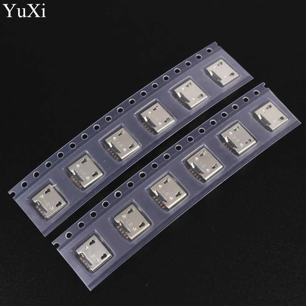 YuXi-conector hembra de puerto de carga Micro USB, accesorio para LG E400 L3 L5 L7 L9 P770 P880 F180 Nexus4, buena calidad, 10 piezas, nuevo - imagen 3