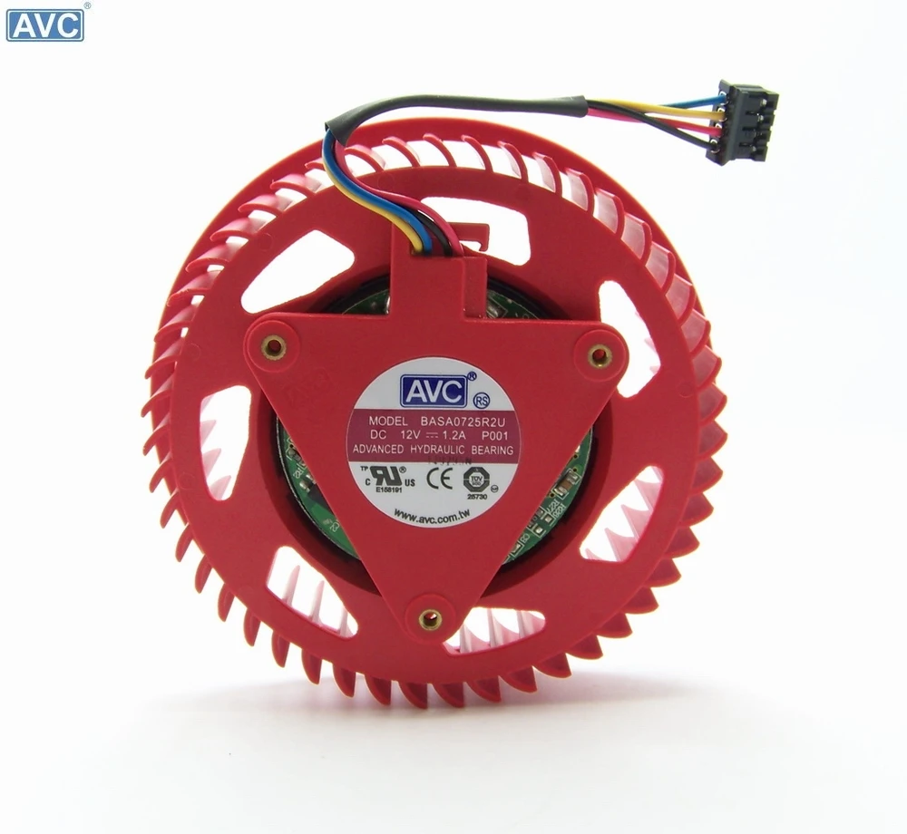 Para AVC BASA0725R2U 12V 1.20A para ATI HD5870 HD5970 tarjeta gráfica ventilador turbina