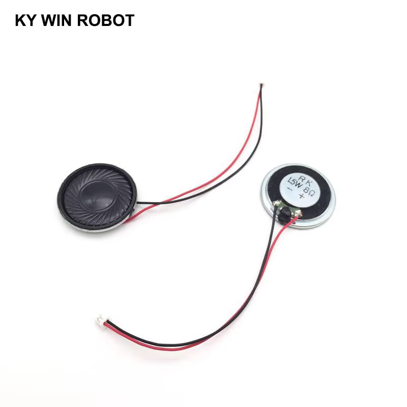 2 uds nuevo altavoz ultrafino 8 ohmios 1,5 vatios 1,5 W 8R diámetro del altavoz 30MM 3CM espesor 5MM con cable terminal de 1,25mm longitud 10C