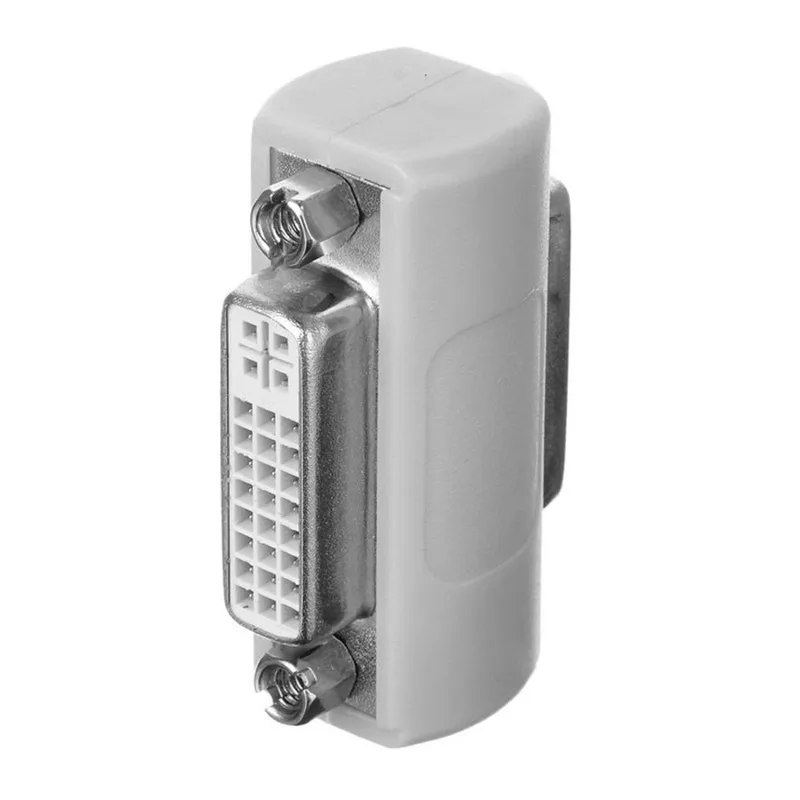 Adaptador DVI 24 + 5 hembra a DVI 24 + 5 hembra, convertidor de vídeo, Cable adaptador extensor de 180 grados - imagen 4