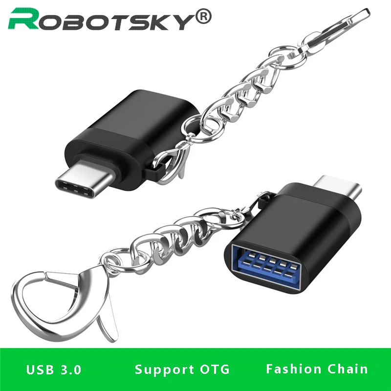 Adaptador USB tipo C a USB 3,0, Cable convertidor de sincronización de datos OTG para Xiaomi, Huawei, Samsung, ratón, teclado, disco Flash USB