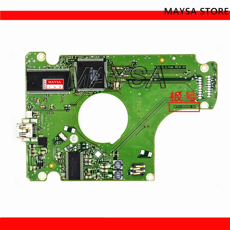PCB BF41-00282A M7S-SLINE REV.01 para HM502JX HM502JX/U 500GB 2,5 "PCB HDD/placa lógica