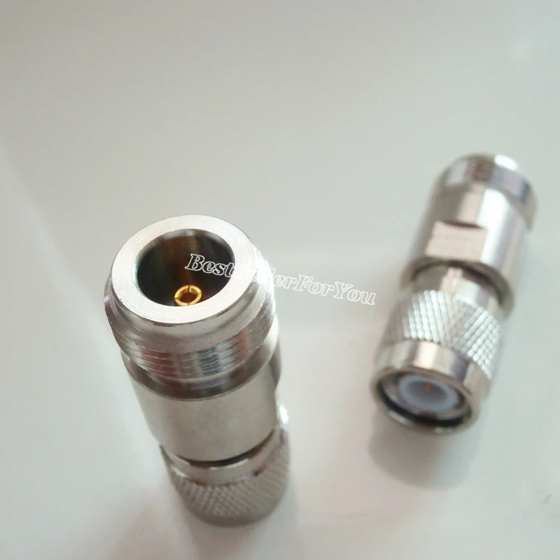 1 Conector hembra N a TNC macho, adaptador de conector RF recto, nuevo - imagen 3