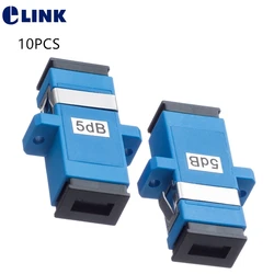 Atenuador Óptico SC UPC 10 Uds – Hebra Femenino Fijo FTTH Conector Azul SM