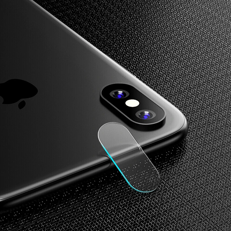 Lente de cámara trasera transparente, película protectora de vidrio templado para iPhone XS Max X XR 8 7 6 6S Plus, 2 unidades - imagen 4