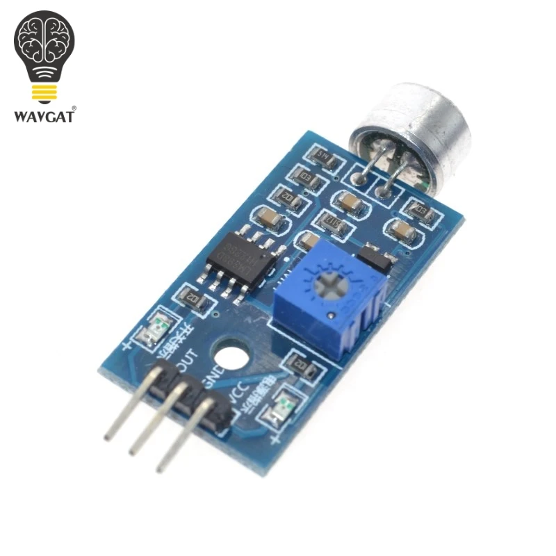 Módulo Sensor de detección de sonido, Sensor de sonido, vehículo inteligente para Arduino, envío directo, venta al por mayor - imagen 3