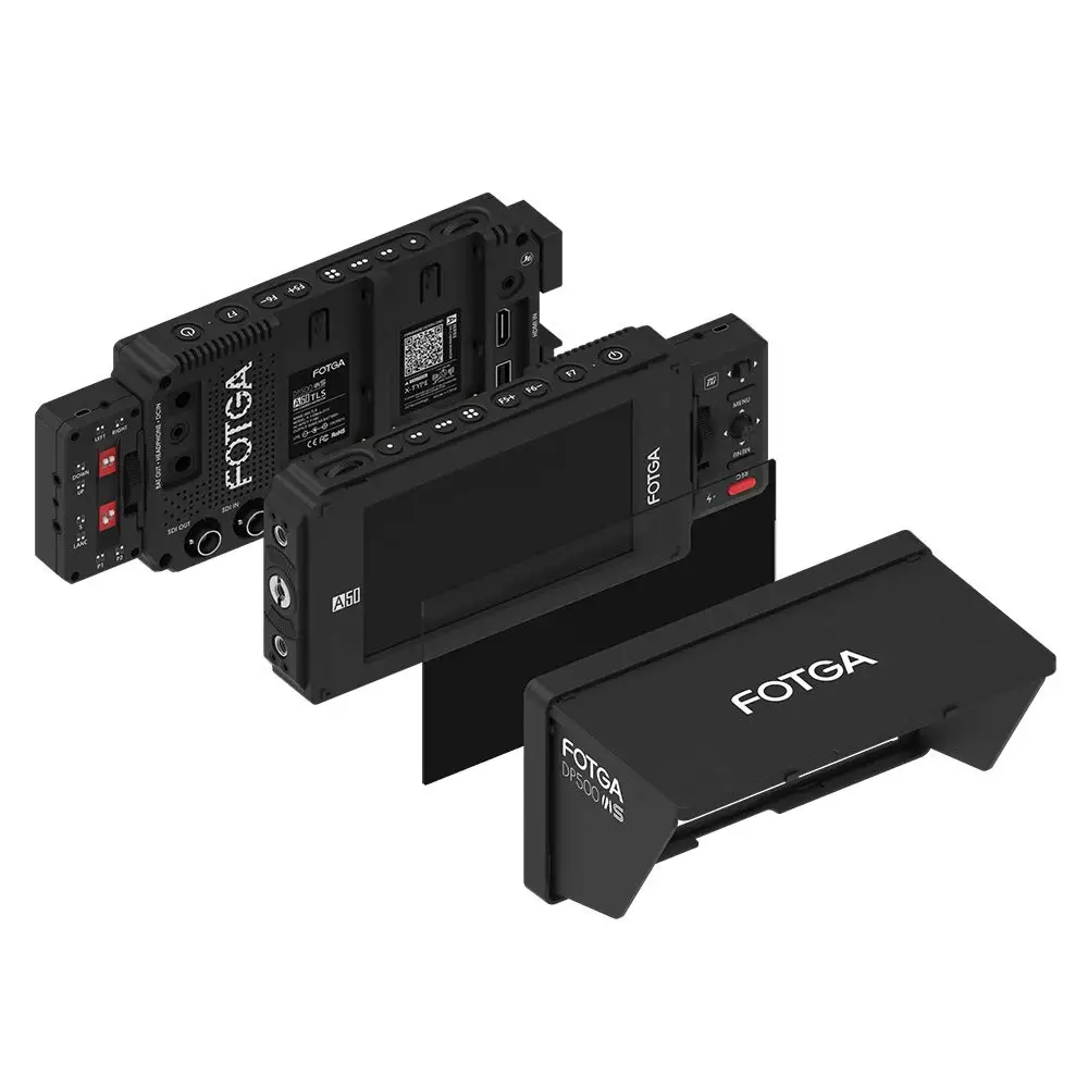FOTGA DP500IIIS A50TLS 5 "FHD vídeo en cámara pantalla táctil Monitor de campo 3D Lut HDMI compatible 4K entrada/salida 700cd/m2 para GH5 - imagen 2
