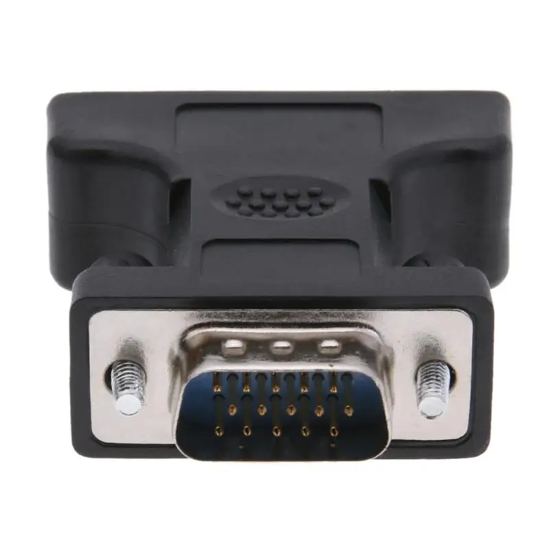 ALLOYSEED-Adaptador de Cable DVI hembra a VGA macho de 15 Pines, convertidor, conector de Cable para proyector de Monitor HDTV CRT, 24 + 5 pines - imagen 3