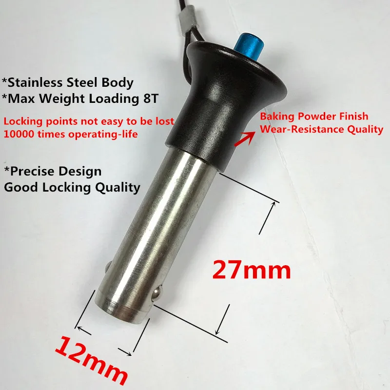 Accesorios para altavoces Line Array, Pin 12x27mm Y1227, Audio profesional para Subwoofer, consola mezcladora de altavoz portátil para DJ, 2 uds. - imagen 3