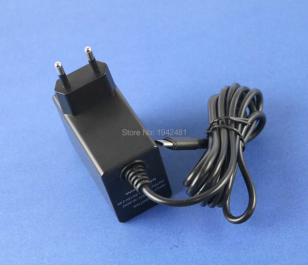 10 Uds. Fuente de alimentación con enchufe UE y EE. UU., adaptador de CA tipo C, cable de carga rápida 15V 1.5A/2.6A para consola de interruptores NS - imagen 2