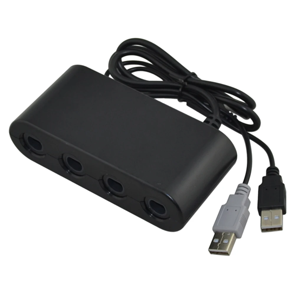 Convertidor de reproductor para GameCube, adaptador de controlador para wii-u, 10 piezas, 4 puertos