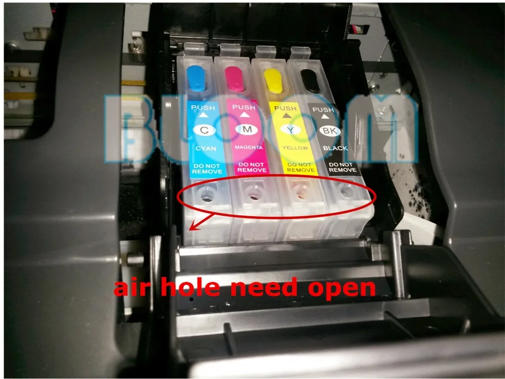 BLOOM compatible T0731 T0731N -T0734N refillable ink cartridge for epson 73N T10 T11 T20 T20E TX213 TX100 TX209 TX409 printer - imagen 4