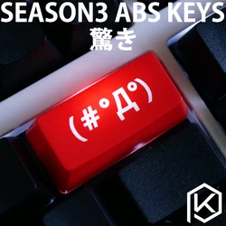 Teclado Mecánico Personalizado OEM ABS Retroiluminado Negro Rojo