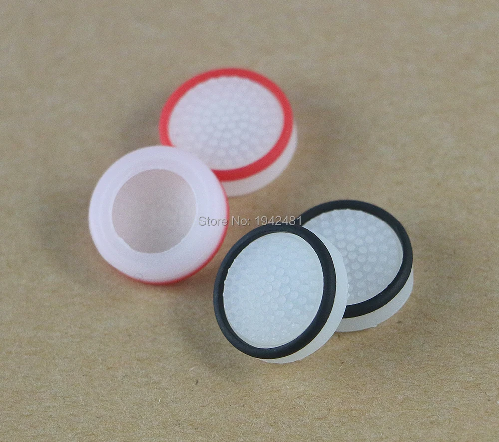 30 Uds. Cubierta de tapa de Joystick de controlador analógico de silicona luminosa multicolor para interruptor Joy Con empuñaduras de palanca de pulgar - imagen 3