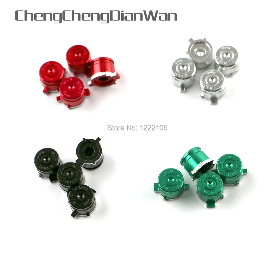 100 juegos de botones de bala de Metal universales tapa de palanca de mando para PS4 para Xbox ONE XBOXONE controlador módulo de palanca de mando analógica