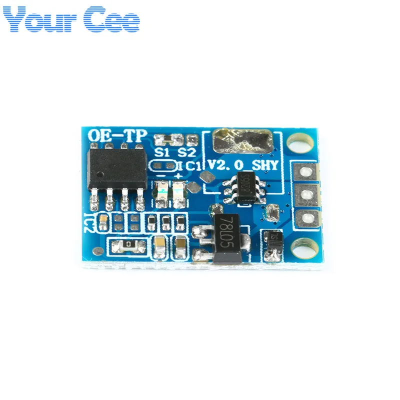 Módulo de Sensor de Interruptor táctil capacitivo OE-TP, tablero de conmutación táctil Digital, atenuación continua LED, controlador 10A, 10 Uds./1 ud. - imagen 4